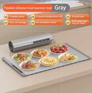 Electric Smart Multifunction Digital Silicone Food Warmer Mat – Heat Preservation Pad for Keeping Meals & Dishes Warm  Smart Silicone Food Warmer Mat – Constant Temperature Dining Table Heating Pad  Keep your meals warm and delicious