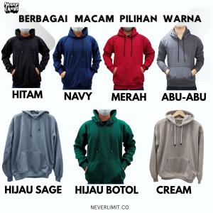 Custom hoodie sablon satuan menyala/reflektif bahan tebal premium