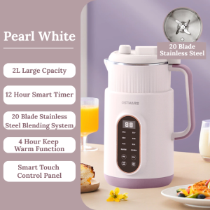 Stay Cozy OSTMARS 2000ML Soy Milk Maker Wall Breaking Machine 304 Stainless Steel Ultra Quiet Multifunction Juicer Senyap Pengisar 家用破壁机 (MY Plug)