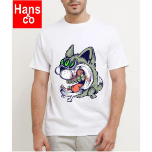 kaos pria 3 dimensi tshirt premium distro animasi H016 by Hans co