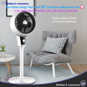 fashion design  floor stand 360° circulation cooling electric fan