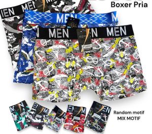 6 Pcs Celana Dalam Boxer Pria Dewasa Random - Pakaian Dalam Pria Dewasa - Boxer Pria Motif - Celana Dalam Boxer Pria Murah - Boxer Pria Motif
