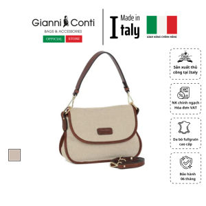 Túi Xách Nữ Bằng Da Thật Họa Tiết Viền - Gianni Conti - Sản Xuất Thủ Công Tại Italy_5284895-984