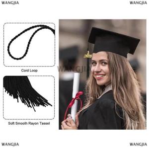 [COD] WANGJIA หมวก2025การศึกษาหมวกของขวัญสถาบันการศึกษาอุปกรณ์คอสเพลย์เครื่องประดับเสน่ห์ DIY ริมชุดเดรสสำหรับพิธีจบการศึกษา