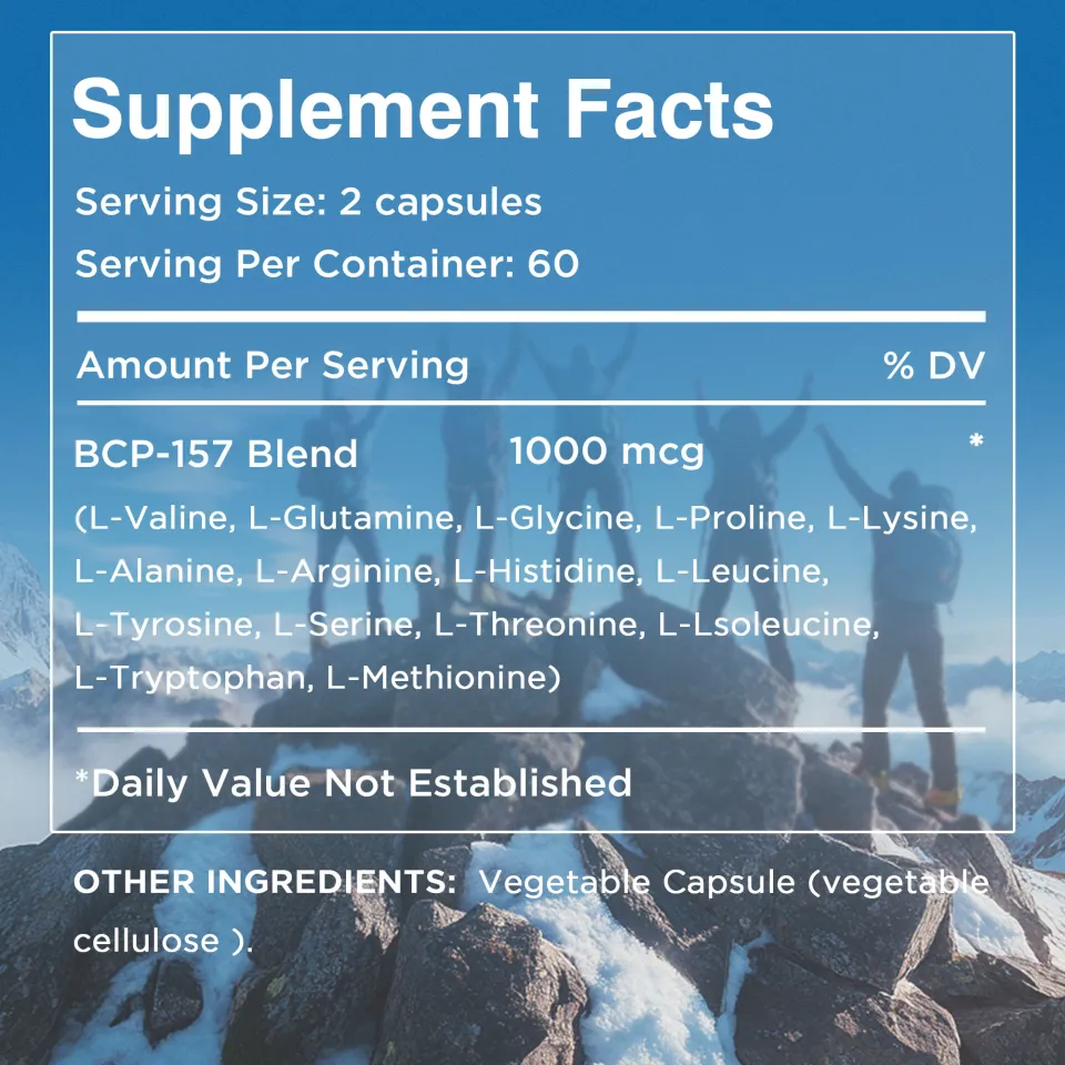 BPC-157 Peptide Capsules 1000 mcg Supports muscle growth tissue repair  strength - Lazada | Lazada