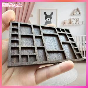 [Hill Angelia] Thu nhỏ đính Kệ mini đồ trang sức chủ Khoang đồ trang sức hiển thị chủ khá đồ trang trí bằng gỗ