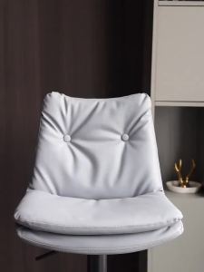 【LDIES】[In stock]Bar Stools Bar chair High Chair Swivel Counter Height Barstools with Back Adjustable PU Leather Bar Chairs Modern Armless Kitchen Island Stool MH6J