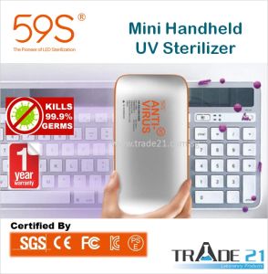[SG READY STOCK] 59s Portable UVC LED Mini Sterilizer Steriliser Sanitizers