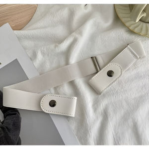 Invisible Elastic Waistband Belt No Buckle Elastic Belt For Women Men No Trace Simple Waist Cinching
