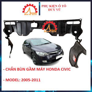 CHẮN BÙN GẦM MÁY HONDA CIVIC ĐỜI 2005 2006 2007 2008 2009 2010 2011