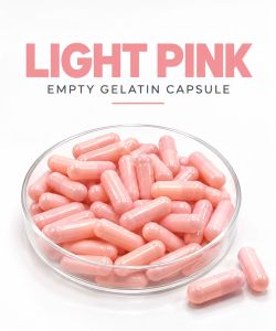 1000pcs Size 00 Light Pink/Light Pink OSPA High Quality Empty Gelatin Capsule