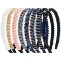 Lawie 8 Pack Baroque Hairbands Crystal Rhinestone Headband Beads Diamond Jeweled Sparkly Glitter Bling Padded Wide Headbands Cross Hair Bands Thick Hair Holder Accessories for Women Girls. 