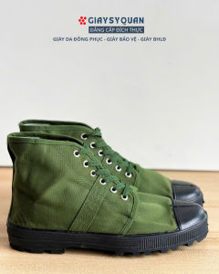 Giày vải bảo hộ lao động cao cổ màu BĐ