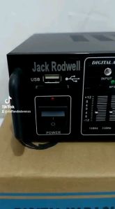 amplifier JACK RODWELL FC- A 248 digital amply JACK RODWELL FC A248 amply mixer amply karaoke amply sound sistem mixer audio amply audio Garansi Distributor Resmi Lokal Input Voltage 240V - Lazada