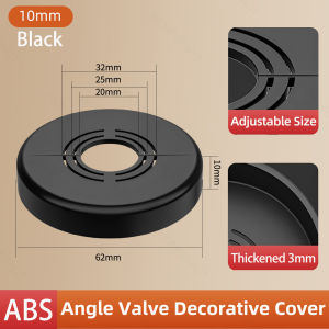 Faucet Decorative Cover Shower Kitchen Flange Cover Chrome Wall Flange Faucet Accessories Home Decoration Pipe Covers