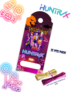 Huntrix Halloween Gift Tags for Loot bag 12 pieces per pack