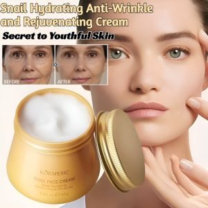 【เคล็ดลับสู่ผิวอ่อนเยาว์】ครีมบำรุงผิวหน้าผสมคอลลาเจน ไวท์เทนนิ่ง ลดเลือนริ้วรอยและฟื้นฟูผิวด้วยหอยทาก