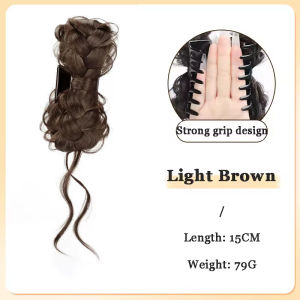 Synthetic Ball Head Wig Bow Dragon Whisker Clip Flower Bud Head Ancient Style Hair New Chinese Style Braid Hair
