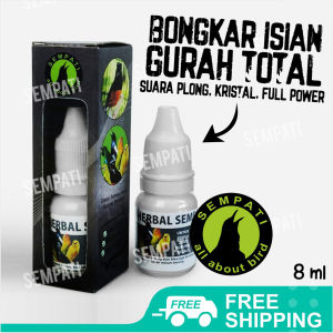 SEMPATI Obat Gurah Sempati Mengatasi Burung Serak Nafas Pendek Membersihkan Lendir Radang Tenggorokan Menjernihkan Suara Untuk Murai Kacer Lovebird Anis Pleci Cucak Dll GURASEM