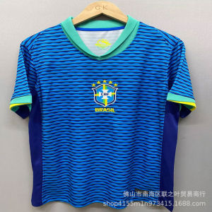 Jersi Brazil Pasukan Negara Baru 2425 Di Tempat Sendiri dan Di Tempat Lawan No. 10 Neymar No. 20 Venius Sukan Pakaian Bola Sepak