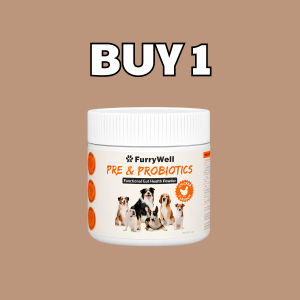 FurryWell Pre & Probiotics 100g | Dog Skin Coat Gut Health Support Supplement