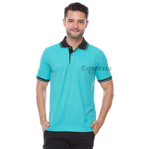 Polo Shirt Polos Lengan Pendek Esperanza - KMB Hijau Tosca