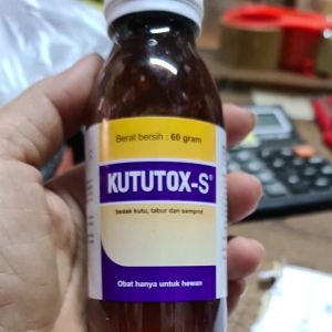 SEBOTOL kututox 60gr bedak obat ayam burung anjing kucing hamster kelinci kutu