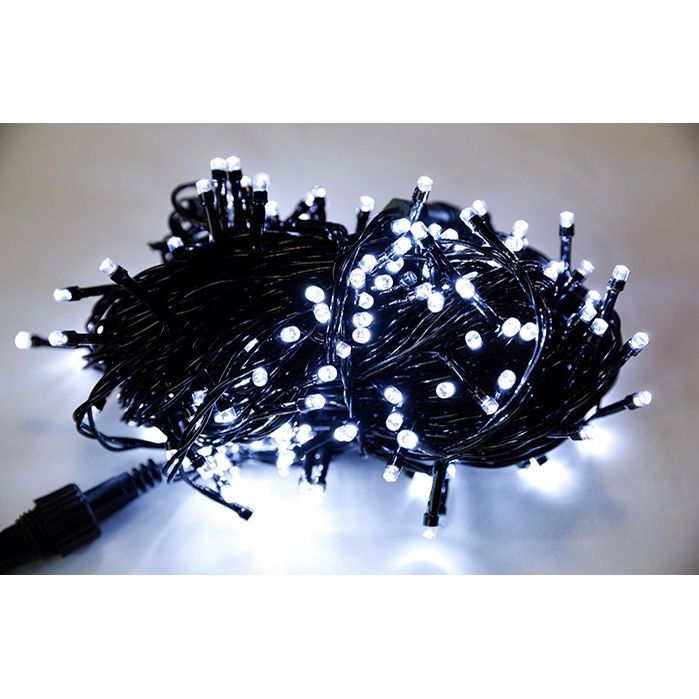 10M Christmas xmas Light LED Outdoor waterproof dark green black wire