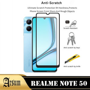 Tempered Glass Layar REALME NOTE 50 / NOTE 60 pelindung Layar Depan Smartphone