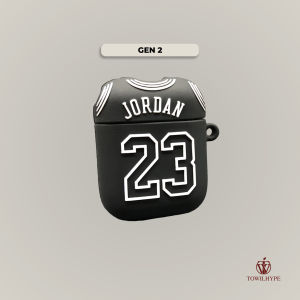 Case Airpods Pro Gen 2 Gen 3 3D Casing J0r- dan Rompi Red Unik Keren Premium Silikon Softcase Earphone Pelindung Anti Debu Air Safety