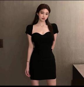 BestStore - Dress Alita Short Sleeve Midi / Dress Rajut Midi Lengan Pendek / Dress Rajut Import / Short Sleeve Dress