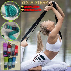 Dây Đai Yoga PRO-CARE Cotton Dài 2.35m rộng 3.9cm - Yoga Strap Hỗ Trợ Các Bài Tập Yoga Thể Thao