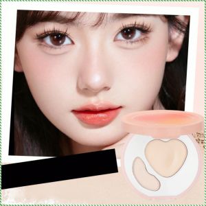 【Babaoou】Dual-Effect Glossy 3D Highlighting Disc Natural 3D Matte Highlighter Powder Face Brightening Concealing Non-Creaming Highlighter Palette Long-lasting Conceal Eye Bags Tear Trough