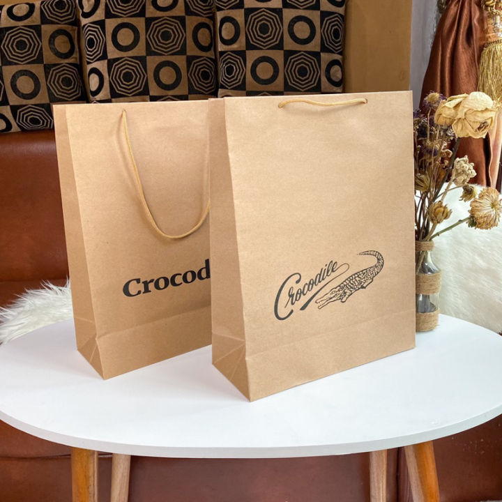 Paper Bag Crocodile Bungkus Kado Paperbag Brand Merk Buaya