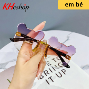 [Bạn Sẽ Thích] Kính du lịch phụ kiện chụp hình cho Bé Yêu Kính thời trang không viền đổi màu form mèo Cute bé trai bé gái mã Y7713 - kheshop