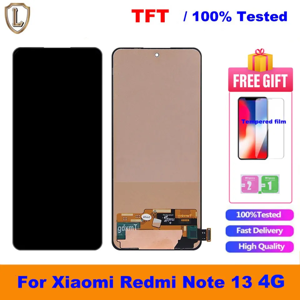 Display LCD + Touchscreen Per Xiaomi Redmi Note 13 4G (23124RA7EO, 23129RAA4G) - Nero - Foto 6