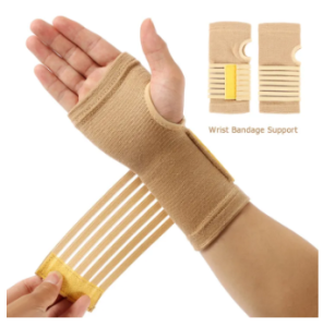 1 pair of elastic wrist bandage support sportswear arthritis with outdoor carpal tunnel hand brace accessories sports safety wristband