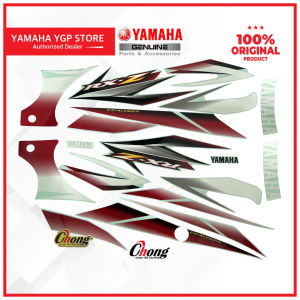 Yamaha Graphic Set/Body Sticker/Stripe RXZ Catalyzer Merah Putih 100% Original HLY