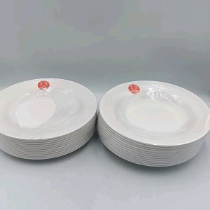 8 นิ้ว จานกลมลึก กลมจาน เมลามีน กินข้าว อาหารตามสั่ง เมลามีนสีขาว 12ใบ ไพ่นิดเสียง ราคาเต็มที่ใช้