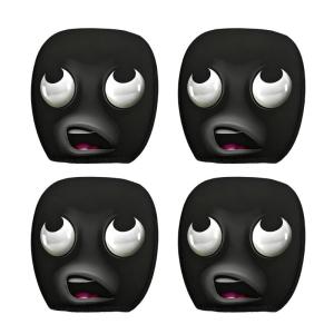 อุปกรณ์ป้องกันหมอนรองศีรษะในรถที่เป็นมิตรกับเด็กพร้อมด้วยการออกแบบการ์ตูนขี้เล่นติดตั้งง่ายการตกแต่งภายในสำหรับยานพาหนะ