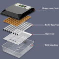 220V/12V Eggs Incubator 12/24/48/64/130 Eggs Automatic Chicken Egg Incubator Constant Temperature Incubator Auto Turning Hatcher Chicken Duck Goose Quail Bird Humidity Temperature Control Dual power supply Egg Incubator Fully Automatic Egg Automatic. 