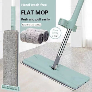 Squeeze Mop 360° Rotation Flat Mop Floor Cleaning Microfiber Smart Mop Household Self Cleaning Tools