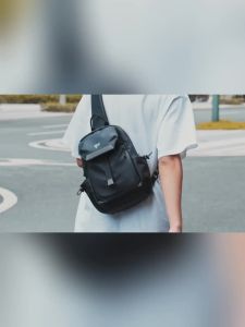 FCMOYYI Water ResistantCrossbody Bag Fashion Sling bag 11 inch Ipad Men Chest bag Anti-thief Shoulder Bag
