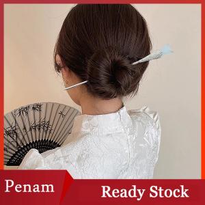[PAM] Classic Chinese Hair Stick Pins For Women Butterfly Flower Star Fresh Handmade Hairpins Charm Jewelry Accessories Hair Ornaments