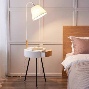 🇸🇬ZENNE Arc Floor Adjustable Lamp with side table remote control USB wireless charging  Furniture / BTO / HOME / REVAMP