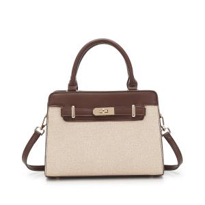 Swiss Polo Womens PVC Leather Top Handle Sling Bag / Crossbody Bag / Shoulder Bag - HQF 6101