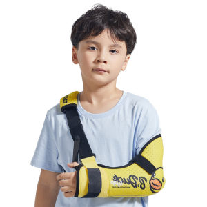 VELPEAU Arm Sling for Arm Sprain and Fracture Medical Forearm Immobilizer Shoulder Support for Kids Adjustable and Breathable