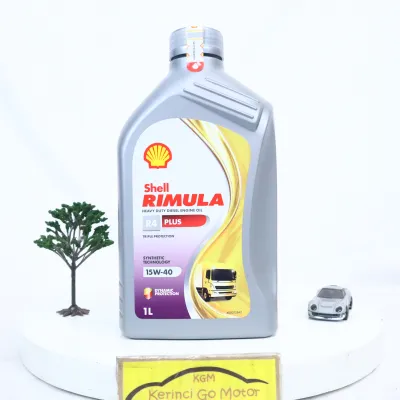 Shell Rimula R4 Plus SAE 15W-40 1 Liter Api CI-4/CH-4 Oli Mobil Mesin Diesel Pelumas Synthetic Dynamic Protection Technology Original
