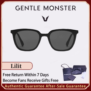 GENTLE MONSTER LILIT Fashion Square Frame Polarized Sunglasses For Women/Men Sunny Protection Shades For Driving Fishing Anti UV400 With Case