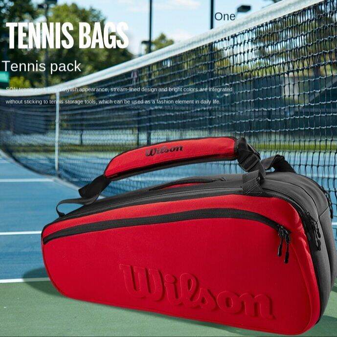 Wilson One-Shoulder Big Tennis Racket Bag blade Series 9 Pcs 6 Sports ...